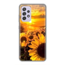 Чехол с Цветами для Samsung Galaxy A52s 5G (A528) (поле подсолнухов)