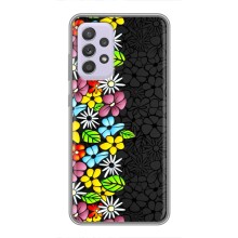 Чехол с Цветами для Samsung Galaxy A52s 5G (A528) (Яркие цветы)