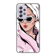 Чехол с картинкой Модные Девчонки Samsung Galaxy A52s 5G (A528) (Девушка в халате)