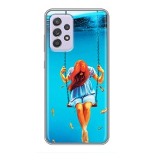 Чехол Стильные девушки на Samsung Galaxy A52s 5G (A528) (Девушка на качели)