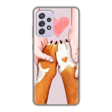 Чехол (ТПУ) Милые собачки для Samsung Galaxy A52s 5G (A528) (Любовь к собакам)