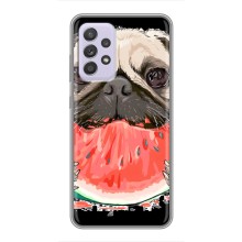 Чехол (ТПУ) Милые собачки для Samsung Galaxy A52s 5G (A528) (Смешной Мопс)