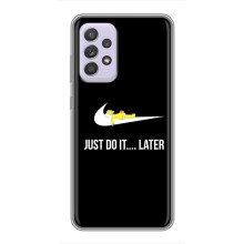 Чохол з логтипом Найк на Samsung Galaxy A52s 5G (A528) – Nike just do it