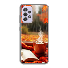 Чохол з унікальним дизайном 'Осінь з кавою' для Samsung Galaxy A52s 5G (A528) – Кава і дощ