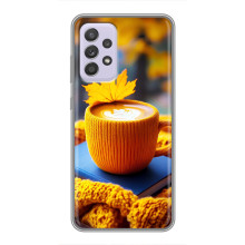 Чохол з унікальним дизайном 'Осінь з кавою' для Samsung Galaxy A52s 5G (A528) – Кава з жовтим