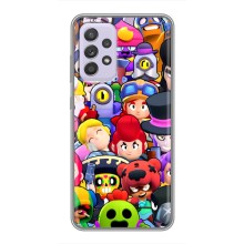Силиконовый Чехол на Samsung Galaxy A52s 5G (A528) с картинкой Brawl Stars – Персонажи