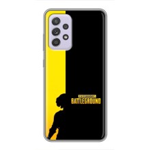 Чехол (TPU) с картинкой "Лого Пабг" на Самсунг Галакси А52с (5G) – Battlegrounds