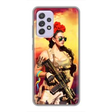 ЗСУ Чохли (TPU) для Samsung Galaxy A52s 5G (A528) (Жінка солдат)