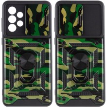 Ударопрочный чехол Camshield Serge Ring Camo для Samsung Galaxy A53 5G (Зеленый)