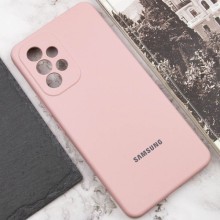 Чехол Silicone Cover Lakshmi Full Camera (AAA) with Logo для Samsung Galaxy A53 5G – Розовый