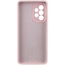 Чехол Silicone Cover Lakshmi Full Camera (AAA) with Logo для Samsung Galaxy A53 5G – Розовый