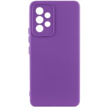 Чохол TPU GETMAN Liquid Silk Full Camera для Samsung Galaxy A53 5G (Фіолетовий)