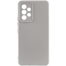 Чехол TPU GETMAN Liquid Silk Full Camera для Samsung Galaxy A53 5G (Серый)