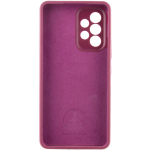 Чехол Silicone Cover Lakshmi Full Camera (AAA) для Samsung Galaxy A53 5G – Бордовый