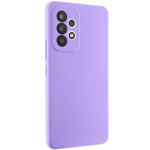 Чехол Silicone Cover Lakshmi Full Camera (AAA) для Samsung Galaxy A53 5G (Сиреневый)