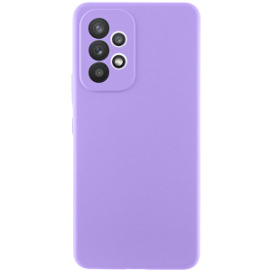 Чехол Silicone Cover Lakshmi Full Camera (AAA) для Samsung Galaxy A53 5G – Сиреневый