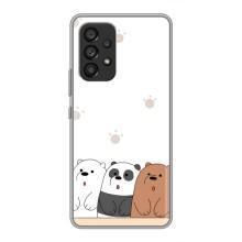 Чохли з зображенням різних тварин на Samsung Galaxy A53 (5G) (Здивовані ведмедики)
