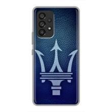 Чехлы с тематикой "Крутые машины" на Samsung Galaxy A53 (5G) (Лого Maserati)