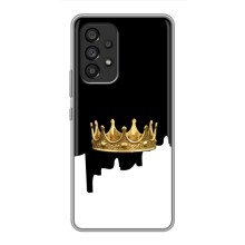 Чохол (Корона на чорному фоні) для Самсунг Галаксі А53 (5G) (Золота корона)