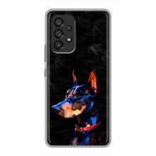 Бампер для Samsung Galaxy A53 (5G) с картинкой "Песики" (Собака Мопс)