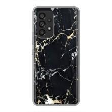 Чехол с текстурой Мрамора на Самсунг Галакси А53 (5G) – Чёрный мрамор