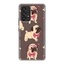 Чехол (ТПУ) Милые собачки для Samsung Galaxy A53 (5G) (Собачки Мопсики)