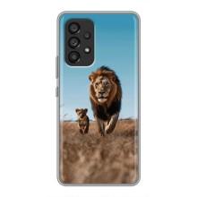 Чехол Король лев на Самсунг Галакси А53 (5G) (Мусафа и Симба)