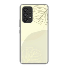 Чохол квітковий дизайн для Samsung Galaxy A53 (5G) – Зелений фон