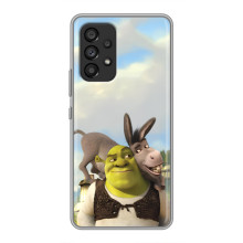 Чехол с мультфильмом Шрек на Samsung Galaxy A53 (5G) – Шрек и осел