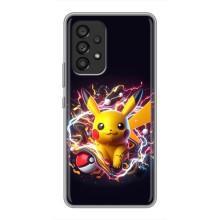 Чохол з Пікачу на Samsung Galaxy A53 (5G) (Пікачу з м'ячем)