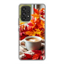 Чехол с уникальным дизайном «Осень с кофе» для Samsung Galaxy A53 (5G)