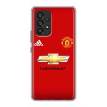 Силіконові Чохли з принтом Футбол на Samsung Galaxy A53 (5G) – Man United