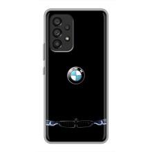 Силиконовый бампер с картинкой машины на Samsung Galaxy A53 (5G) – Черный BMW
