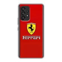 Силиконовый бампер с картинкой машины на Samsung Galaxy A53 (5G) – Ferrari Logo