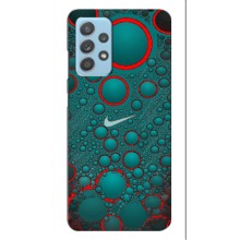 Силиконовый Чехол на Samsung Galaxy A53 (5G) с картинкой Nike (Найк зеленый)