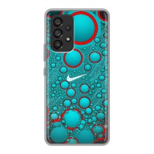 Силиконовый Чехол на Samsung Galaxy A53 (5G) с картинкой Nike (Найк зеленый)