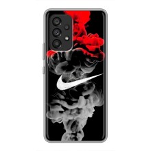 Силиконовый Чехол на Samsung Galaxy A53 (5G) с картинкой Nike (Nike дым)