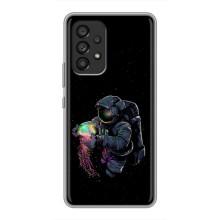 Силиконовый Чехол с принтом "Космонавты" на Samsung Galaxy A53 (5G) – В руках земля