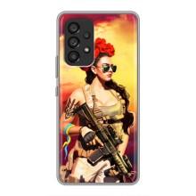 ЗСУ Чохли (TPU) для Samsung Galaxy A53 (5G) – Жінка солдат