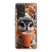 Друкований чохол 'Звірята з кавою' для Samsung Galaxy A53 (5G)