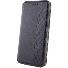 Кожаный чехол книжка GETMAN Cubic (PU) для Samsung Galaxy A54 5G – Черный