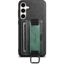 Кожаный чехол Wallet case and straps для Samsung Galaxy A54 5G – Черный