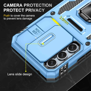 Ударостійкий чохол Camshield Army Ring для Samsung Galaxy A54 5G – Блакитний
