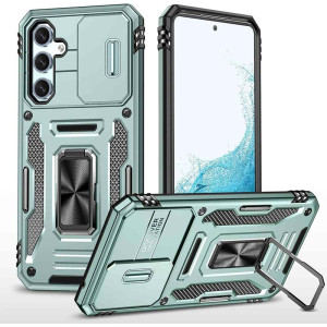 Ударостійкий чохол Camshield Army Ring для Samsung Galaxy A54 5G (Зелений)