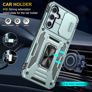 Ударостійкий чохол Camshield Army Ring для Samsung Galaxy A54 5G – Зелений