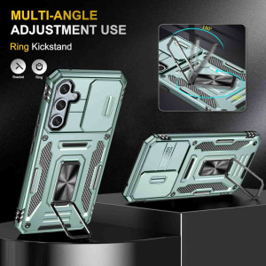 Ударостійкий чохол Camshield Army Ring для Samsung Galaxy A54 5G – Зелений