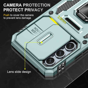 Ударостійкий чохол Camshield Army Ring для Samsung Galaxy A54 5G – Зелений
