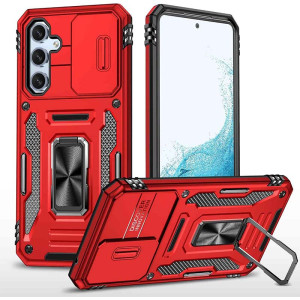 Ударостійкий чохол Camshield Army Ring для Samsung Galaxy A54 5G (Червоний)