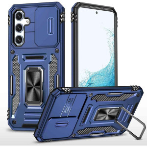 Ударостійкий чохол Camshield Army Ring для Samsung Galaxy A54 5G (Синій)