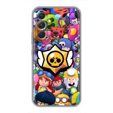 Чехол для Samsung Galaxy A54 Бравл Старс (VPrint) – Лого Brawl Stars